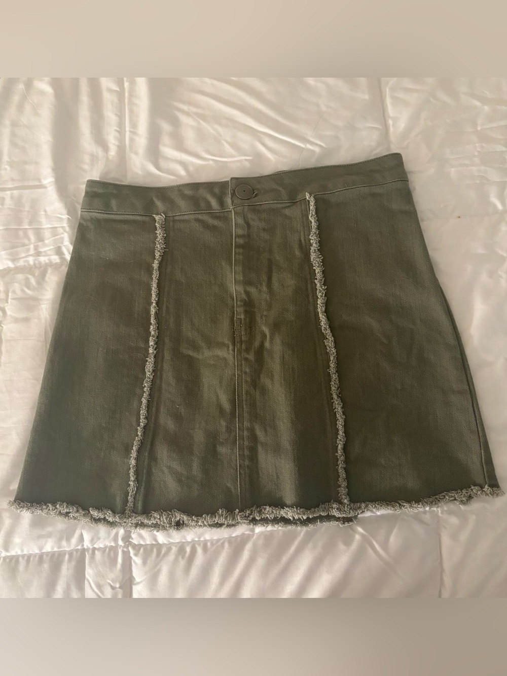 BCBGeneration Khaki Mini Skirt Sz 26